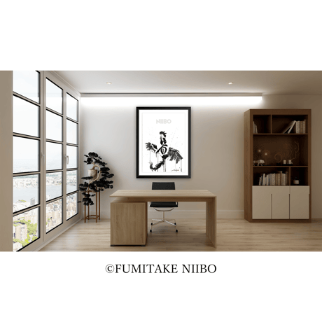 Art Poster “道×軍鶏”