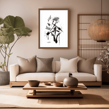 Art Poster “逢×獅子”