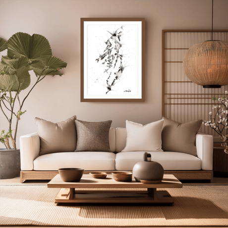 Art Poster “動×鷲”