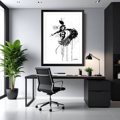 Art Poster “音×鶴”