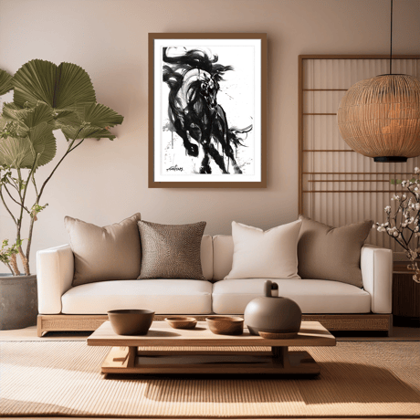 Art Poster “馬”