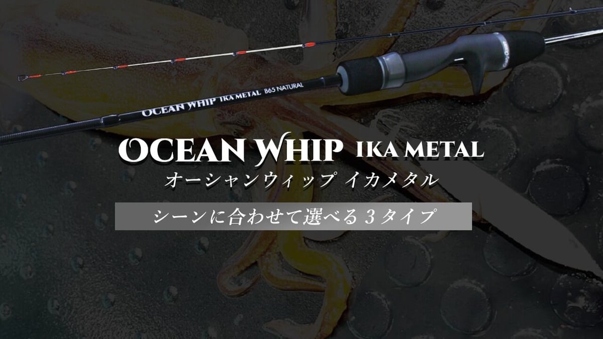 クレイジーオーシャン オーシャンウィップ イカメタル B65ナチュラル 