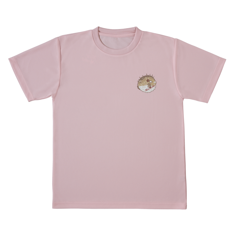 ☆怒りん坊フグドライTシャツ（ライトピンク） | TsuriMusha公式