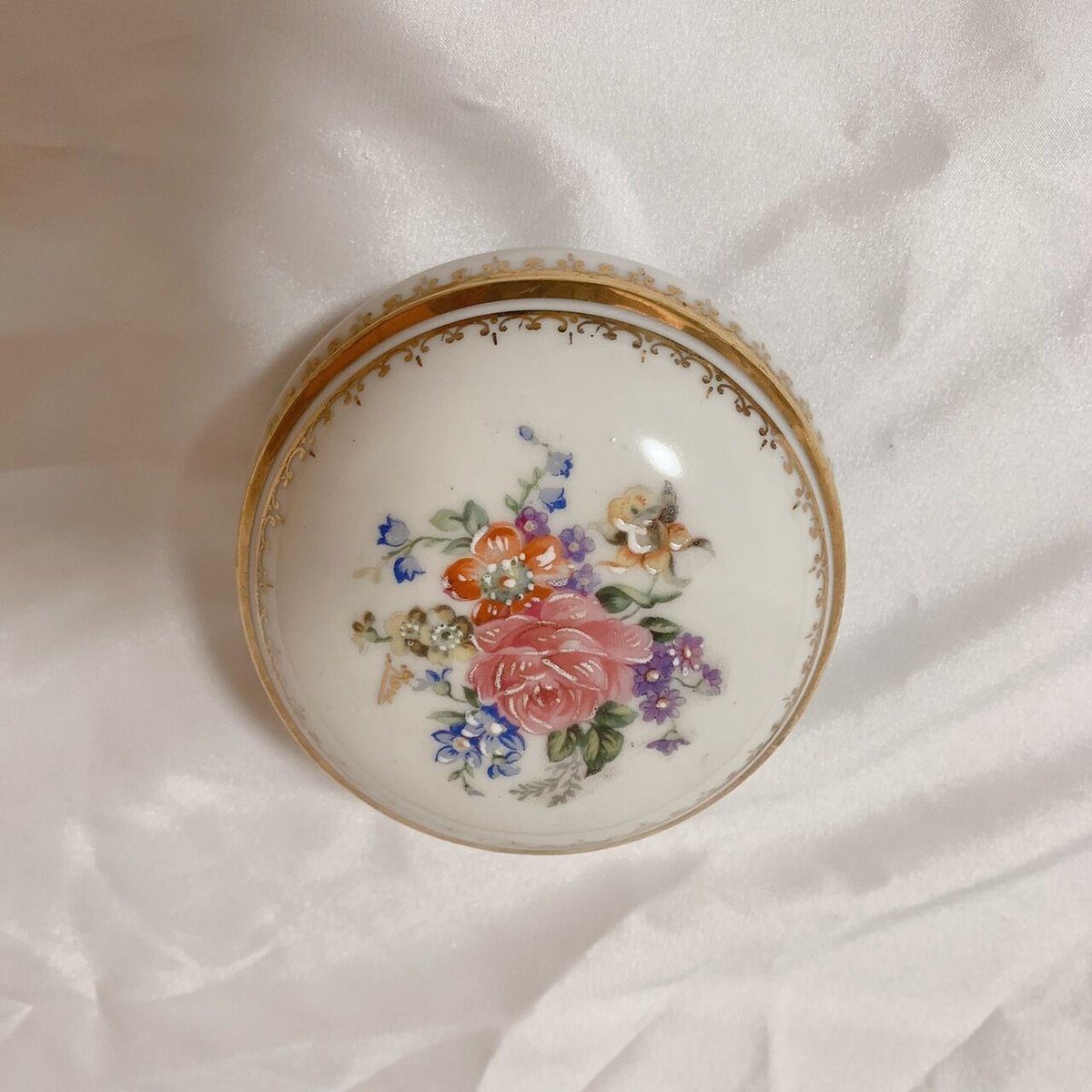 仏)アンティークリモージュコロネットプレート2枚