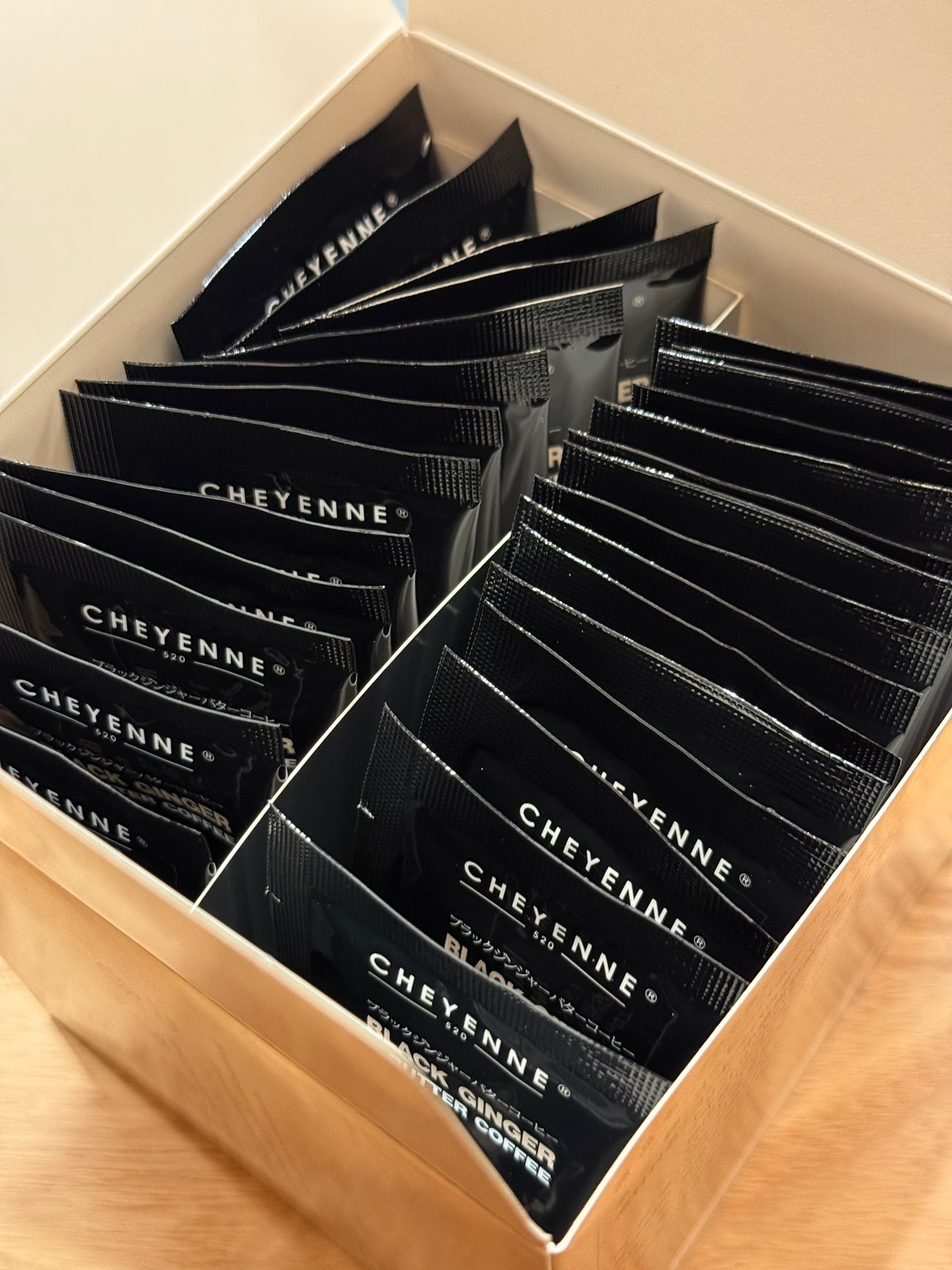 ブラックジンジャー＆バターコーヒー 4箱セット ブラジル産 珈琲】CHEYENNE520 BLACK GINGER & BUTTER COF