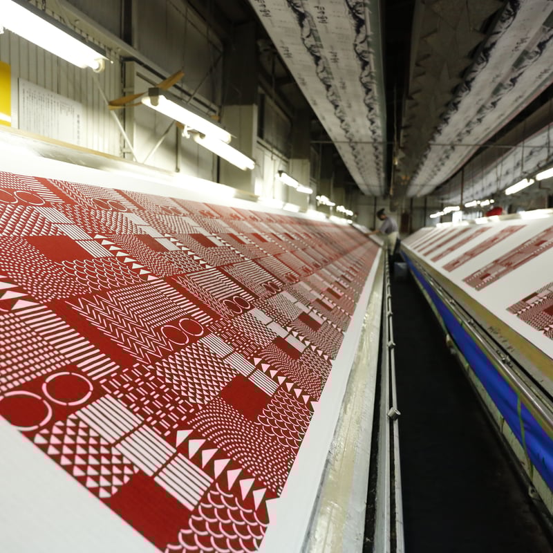 MONYOU風呂敷： RED | 濱時間 Online Shop