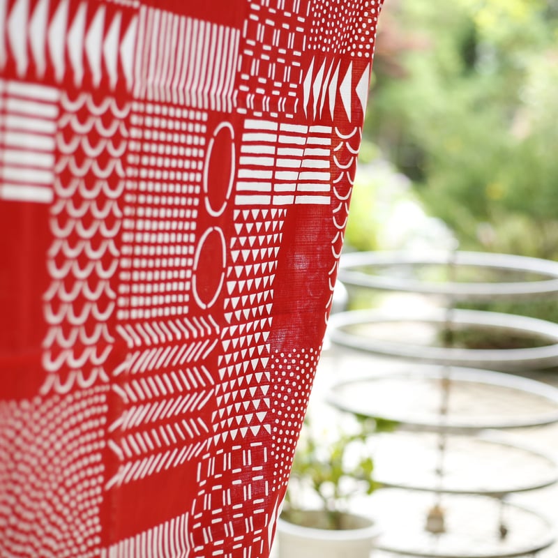 MONYOU風呂敷： RED | 濱時間 Online Shop