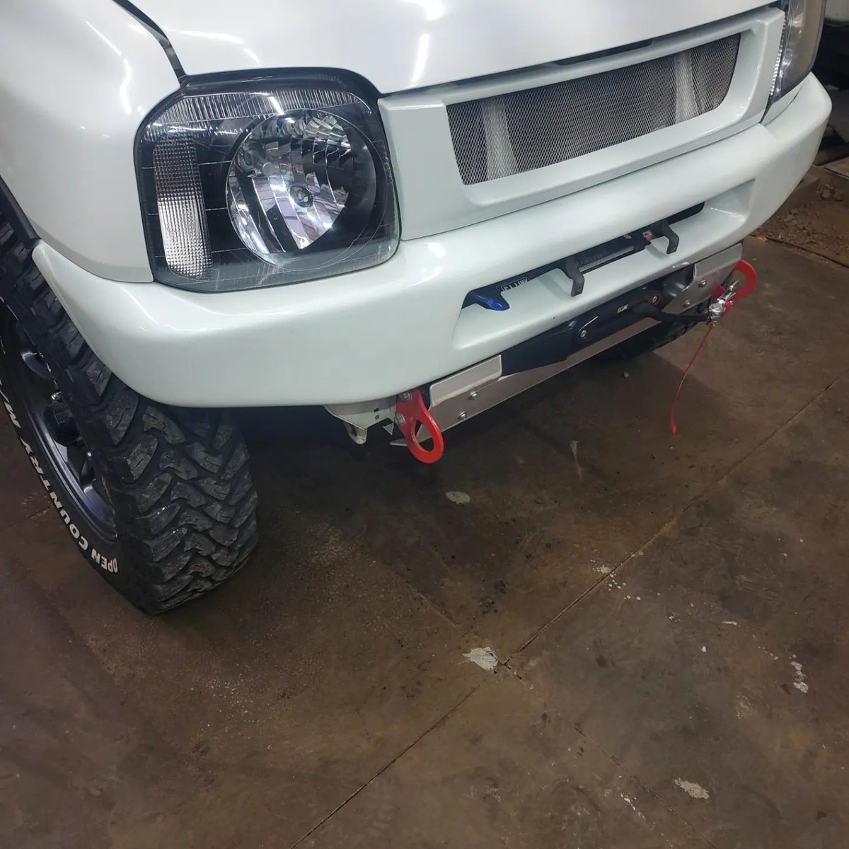 シーエルリンクCW4500 ウインチ ジムニーJA11系　ウインチバンパー シーエルリンク CW4500 ウインチ ジムニー ja11 ja71 SJ30 JB23