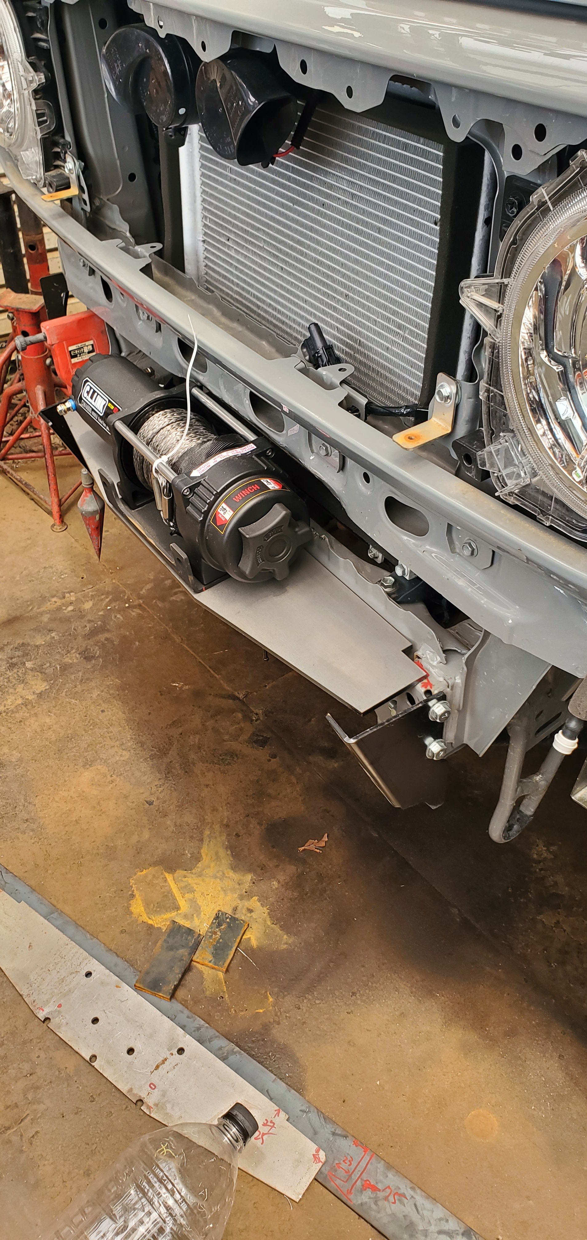 ジムニー64.74.用ウインチベッド ジムニー ウインチベッドCL6000他 溶接タイプウインチベッド JB64 JB74