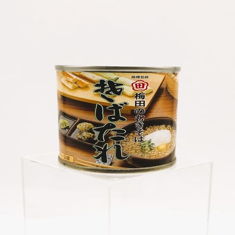 梅田食品【むきそば ・たれ４缶入セット(２～３人前)】