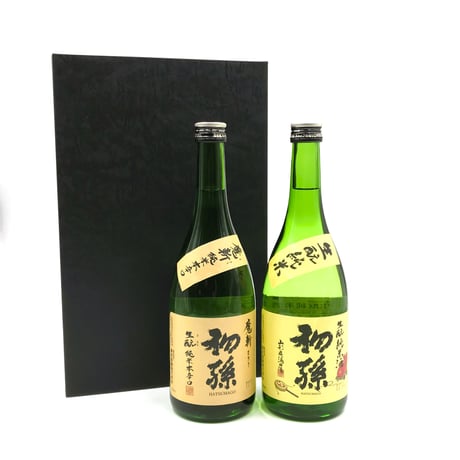 初孫【生酛純米酒 魔斬・純米本辛口】720ml ２本セット ギフト箱入り