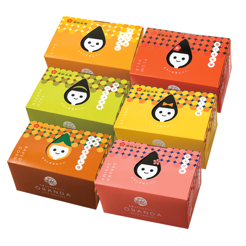 酒田米菓【オランダせんべい 小箱 (2枚×12袋入)】 各種 | 酒田