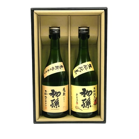 初孫【生酛純米酒 魔斬・純米本辛口】720ml ２本セット ギフト箱入り