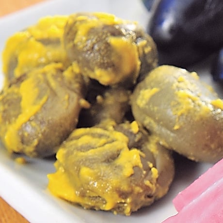 梨屋  【庄内小茄子からし漬】 箱入