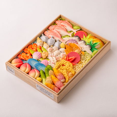 小松屋又三郎　【湊酒田の飾り菓子　桐箱入（大）】　観賞用
