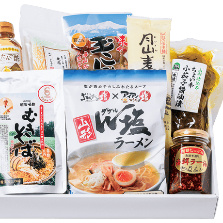 酒田 夢の俱楽オリジナル【夏の冷や辛セット】化粧箱入