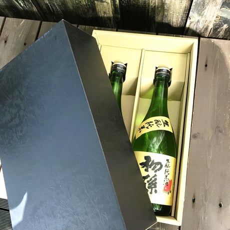初孫【生酛純米酒 魔斬・純米本辛口】720ml ２本セット ギフト箱入り