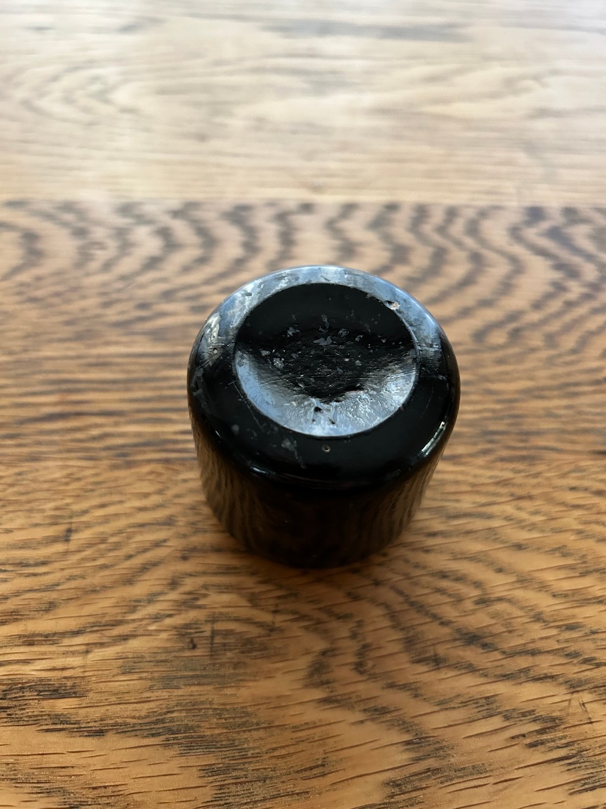 【美品】昭和　気泡ガラス瓶 2個セット アンティーク雑貨 昭和レトロ 青色気泡ガラス!アンティーク