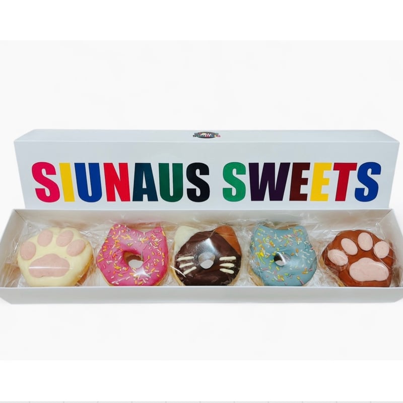 猫の森ドーナツBOX（5個入り）(送料込） | SIUNAUS SWEETS STORE