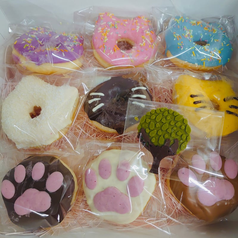 猫の森ドーナツBOX（9個入り）【1箱】(送料込) | SIUNAUS