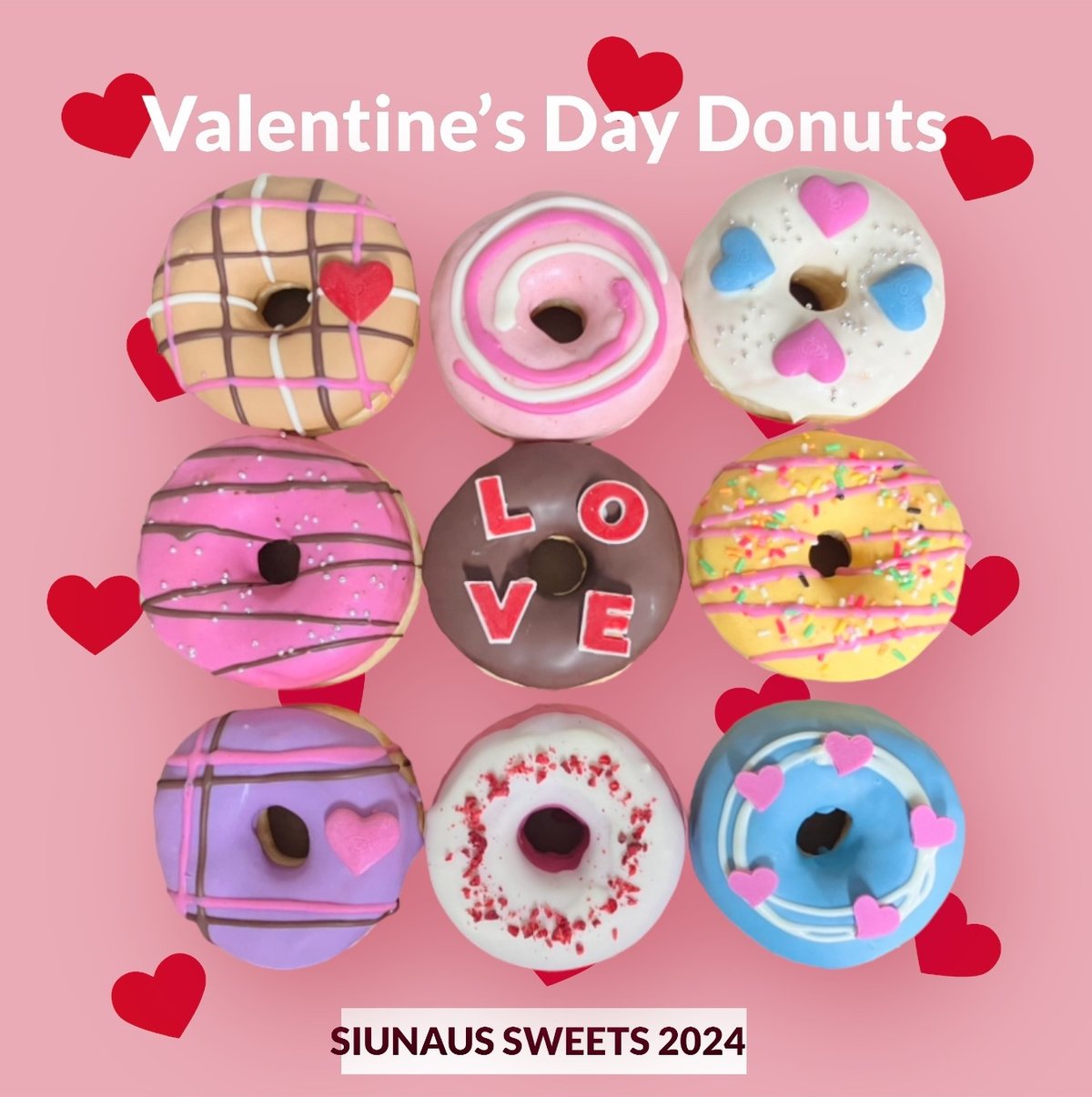 バレンタインドーナツBOX 2024 | SIUNAUS SWEETS STORE
