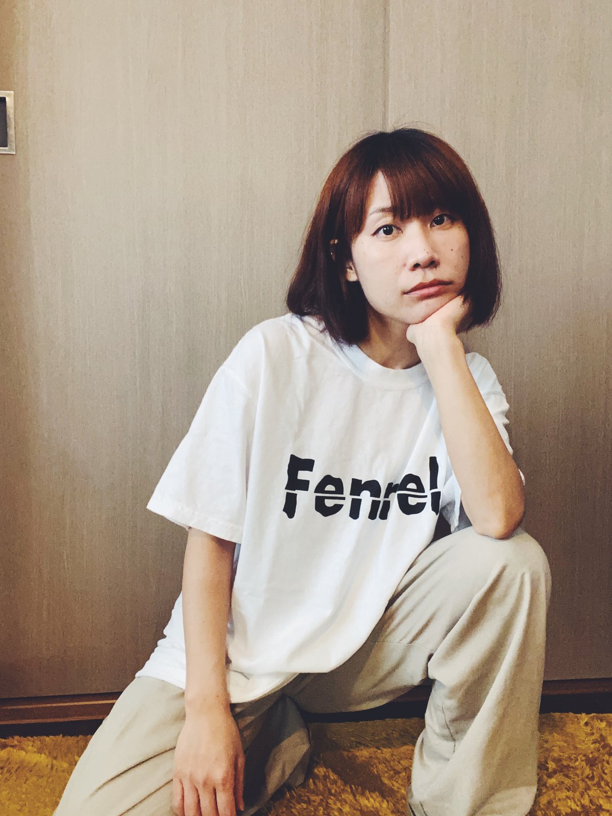 fennelフェンネルホワイト 半袖 Tシャツ シフォン素材 fennelフェンネルホワイト 半袖 Tシャツ シフォン素材 FENNEL