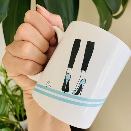 名入れマグ　結婚祝い　　大人気ティファニーブルー　オリジナルギフト