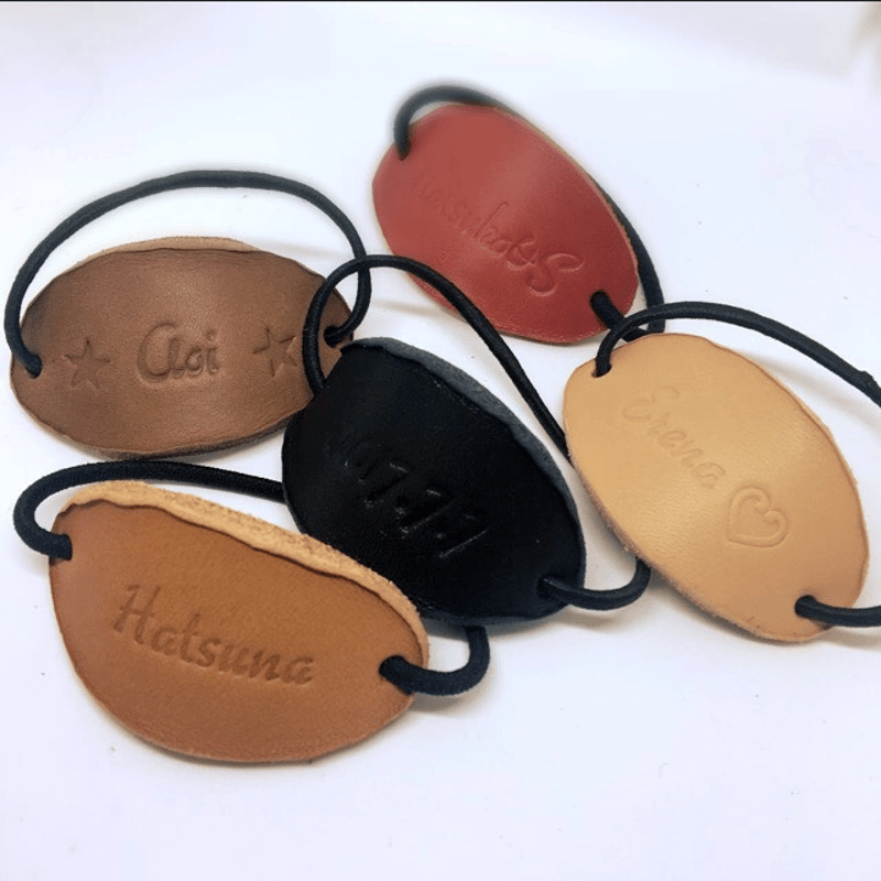 自分だけの”一生のヘアゴム！レザーヘアゴム 革のヘアゴム 名入れ