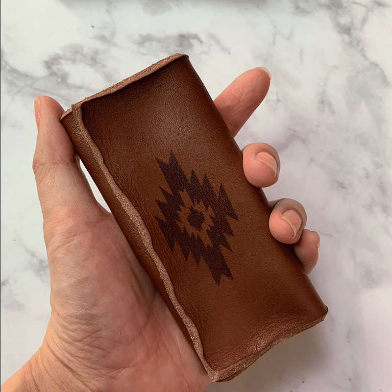 レザー マジェステ ✯ オルテガ 名入れ無料】オルテガ柄 レザーキーケース | natural leather STORE