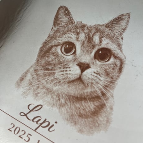 モニター価格⭐︎ 【うちの子レザートレイ】本革に愛犬・愛猫を刻印｜名入れ・記念日入り｜メモリアルギフト