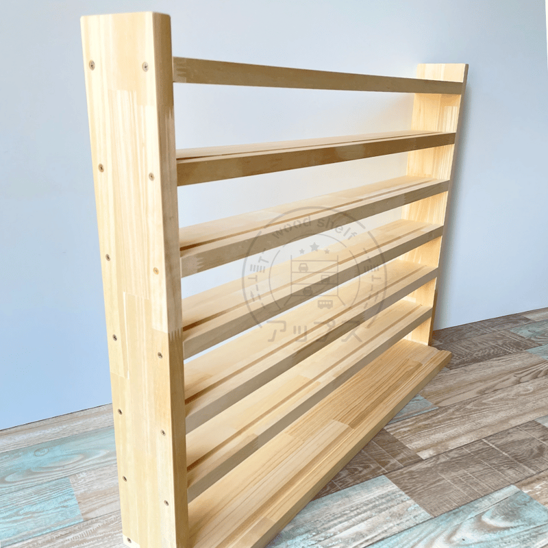 手作りトミカ収納棚11段168台収納木製(新品)