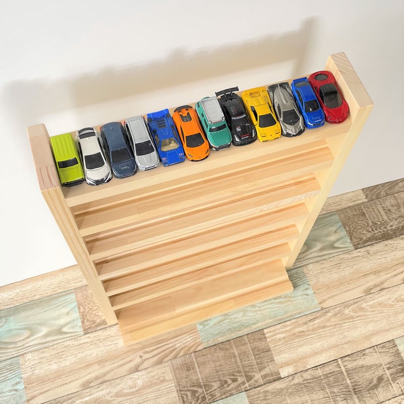 ハーフサイズ10段 ナチュラル【シンプル溝ありタイプ】【2026年2月中旬