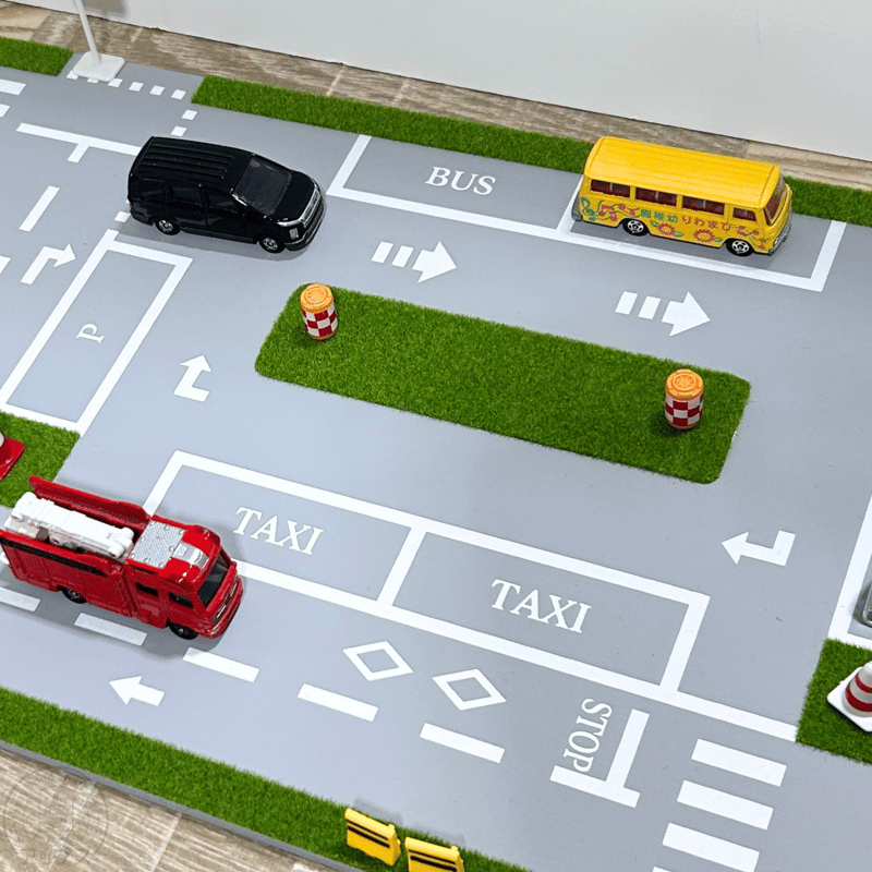 ジオラマ風 ミニカータウン マップボード 【2月下旬～3月下旬頃発送