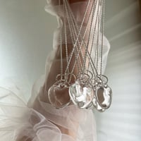 glass necklace_♡・silver925