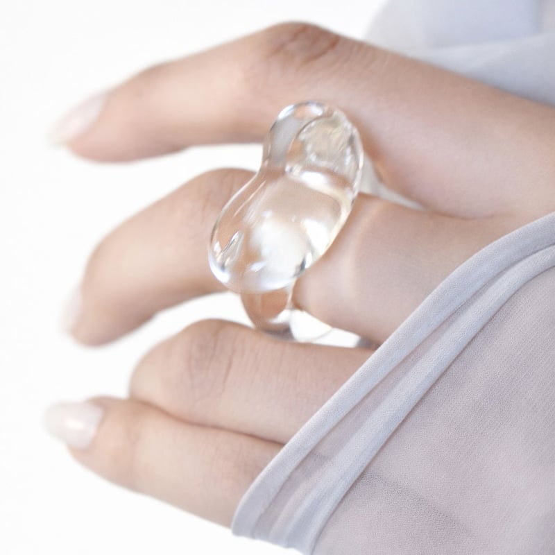 ガラス 指輪 glass ring_omame | RImake
