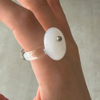 glass ring_tane / silver