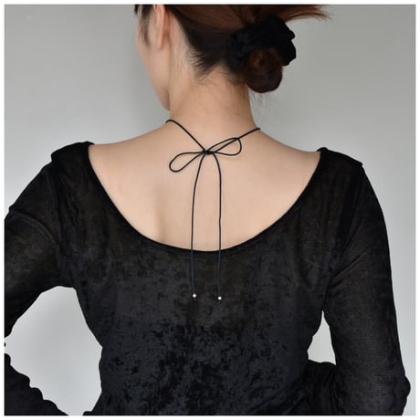 glass necklace_♡・cord