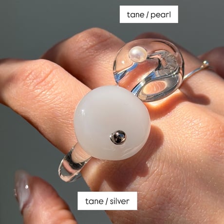 glass ring_tane / silver
