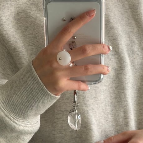 glass ring_tane / silver