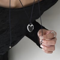 glass necklace_♡・cord