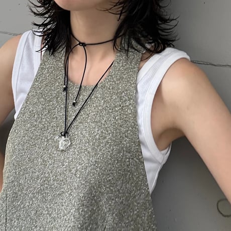 glass necklace_♡・cord