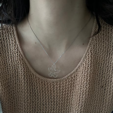 glass necklace_ hibi me chain