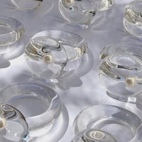 glass ring_tane / pearl