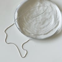 silver925 rope chain necklace