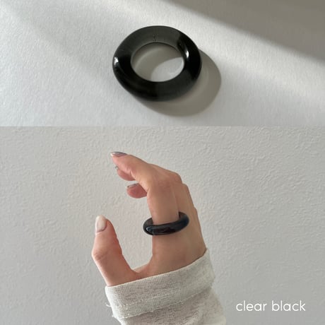 glass ring_color（9色）【完売次第廃盤アイテム】