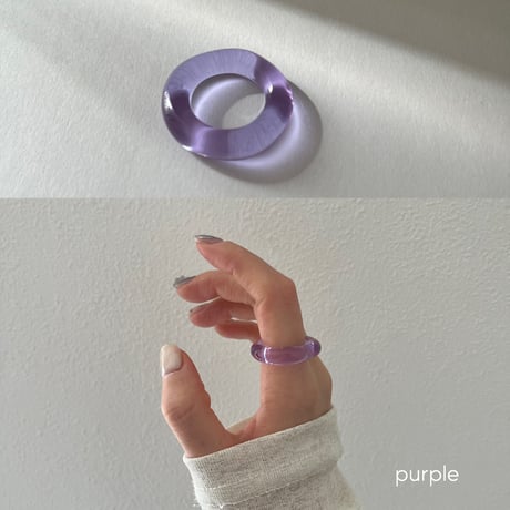 glass ring_color（9色）【完売次第廃盤アイテム】