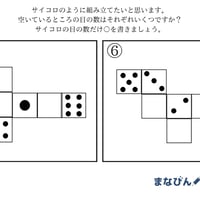 サイコロ展開（PDF問題9枚答え1枚_計10枚)