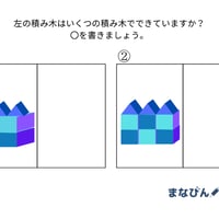 積み木の数（PDF問題9枚答え1枚_計10枚)