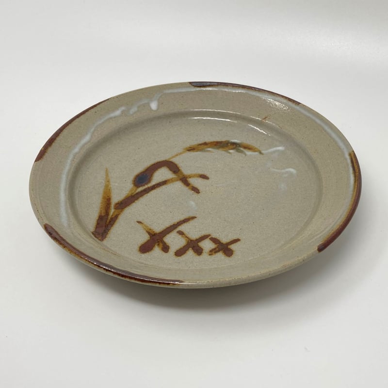 絵唐津手七寸皿 | 【双龍窯】南房総市の茶道具・和食器・創作陶器工房