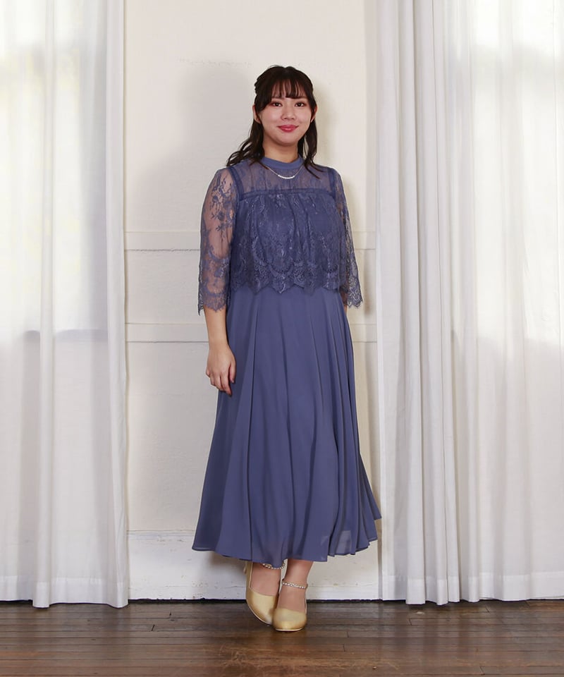レーシーTiaraドレス | EMMA FLORES【エマフローレス】｜大きいサイズ ...